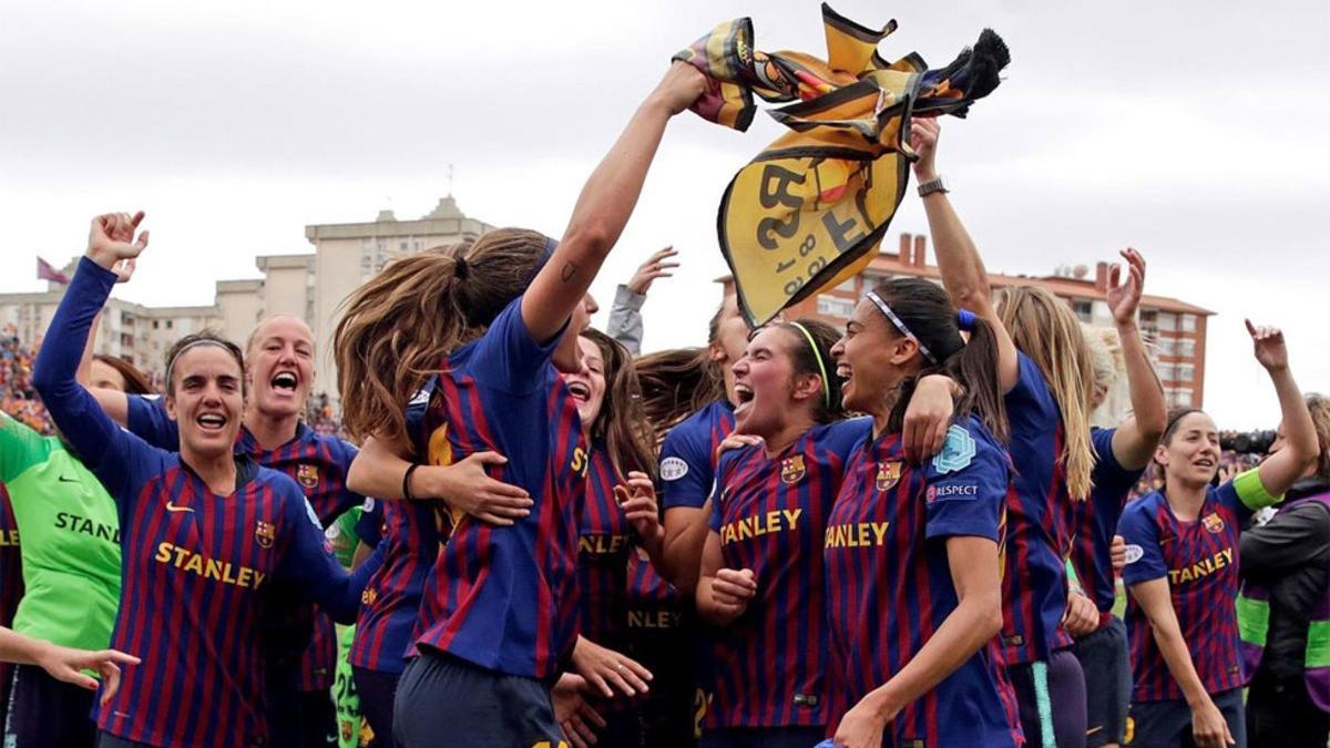 El Barça Femenino, eufórico con su pase a la final