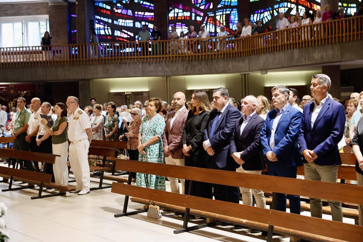 La misa del día de Begoña en Los Carmelitas, en imágenes La misa del día de Begoña en Los Carmelitas, en imágenes