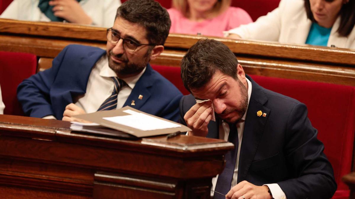 Puigneró i Aragonès, al Parlament de Catalunya