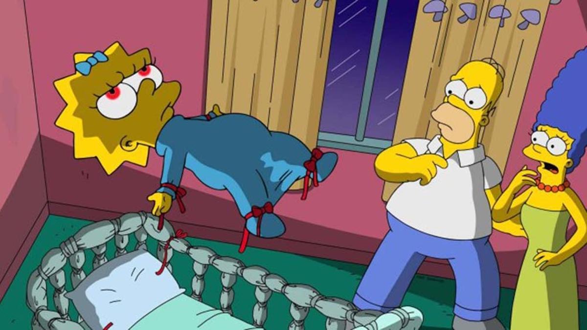 Maggie Simpson se reencarna en la niña de 'El exorcista' (y habla)