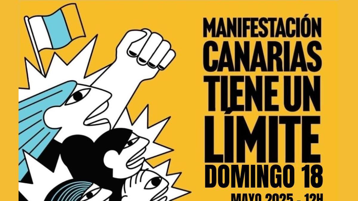Cartel de la convocatoria de la manifestación en Madrid.