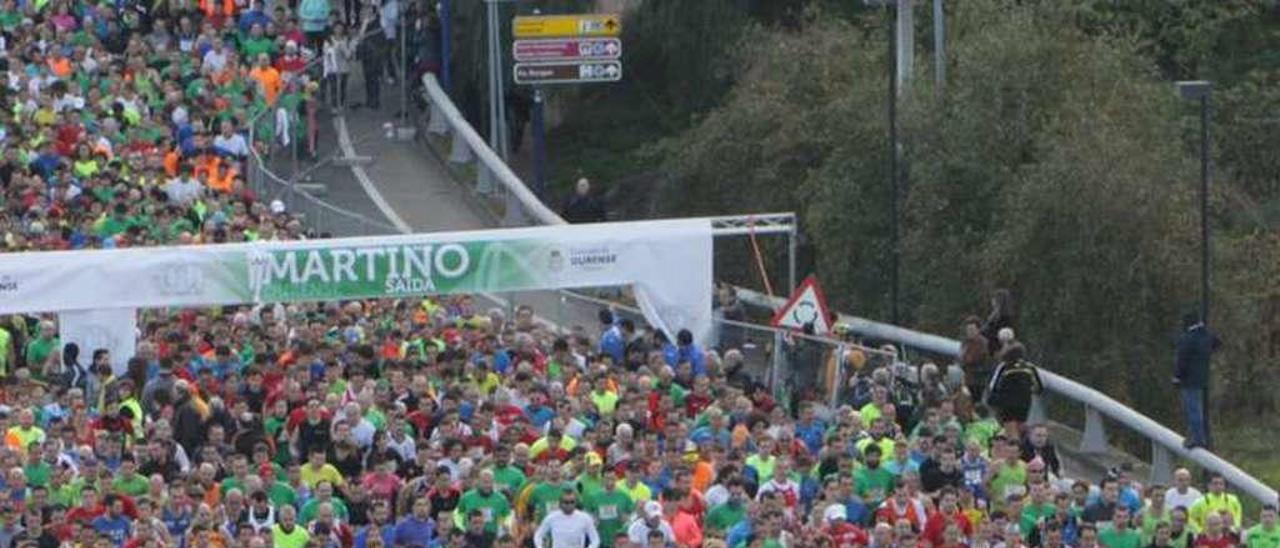 Salida de la carrera del año pasado de la San Martiño. // Jesús Regal