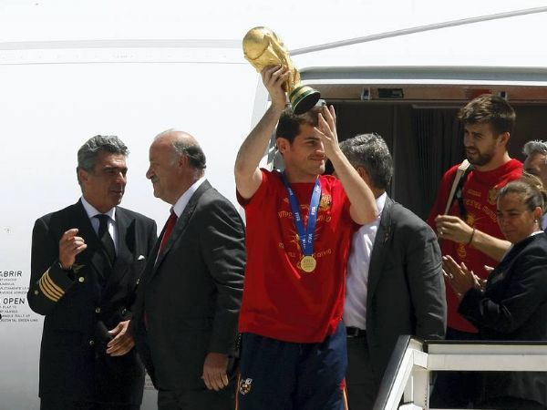 'La Roja' llega a Barajas