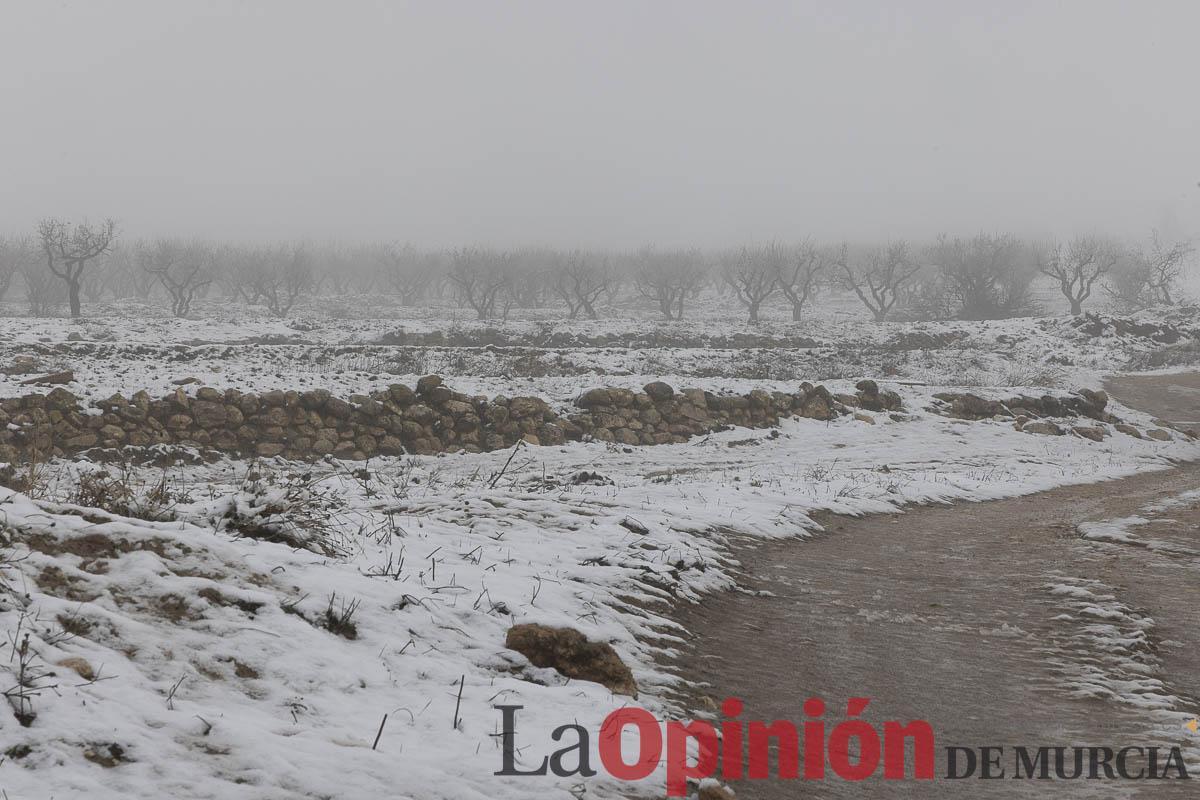 Descubre la última nevada del invierno en las proximidades de Revolcadores en Moratalla