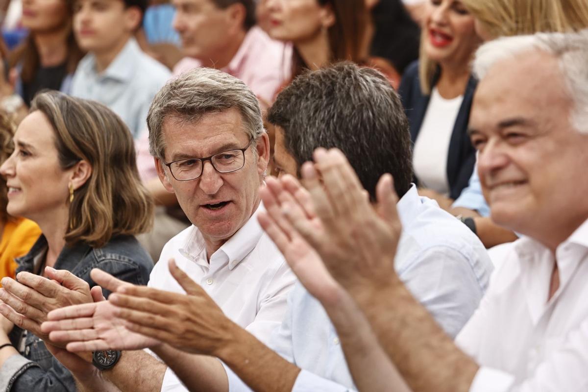 Acto de campaña del PP por las elecciones europeas en el anfiteatro del Parque de Cabecera