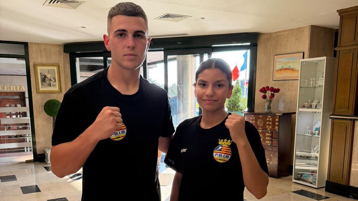 Toni Planells y Camila Guateima, representantes ibicencos en el Campeonato de España Élite.