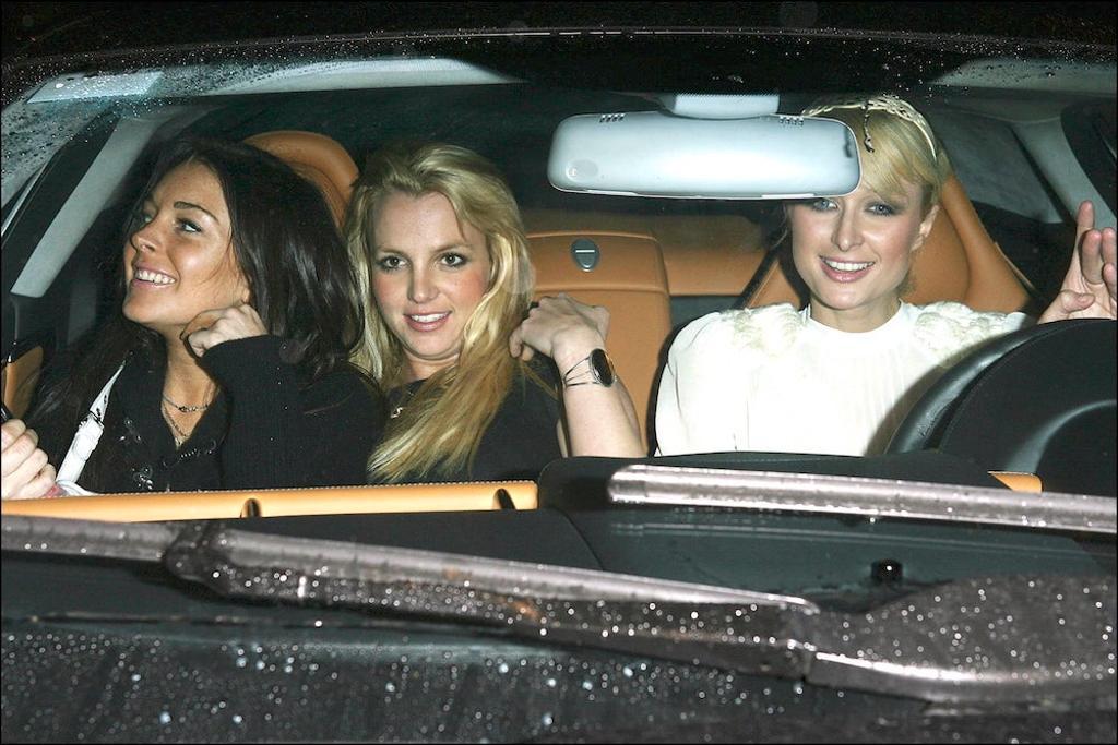 Lindsay Lohan, Britney Spears y Paris Hilton