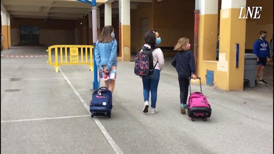 Así ha sido el primer día de colegio en Asturias