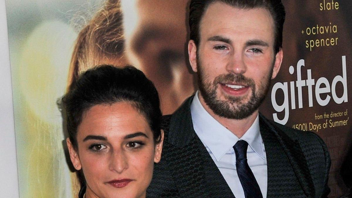 Jenny Slate y Chris Evans