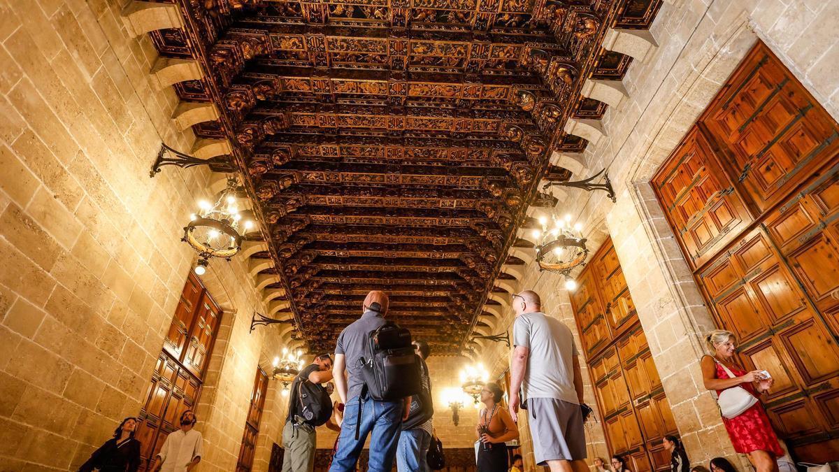 El techo recuperado de la antigua Casa de la Ciudad