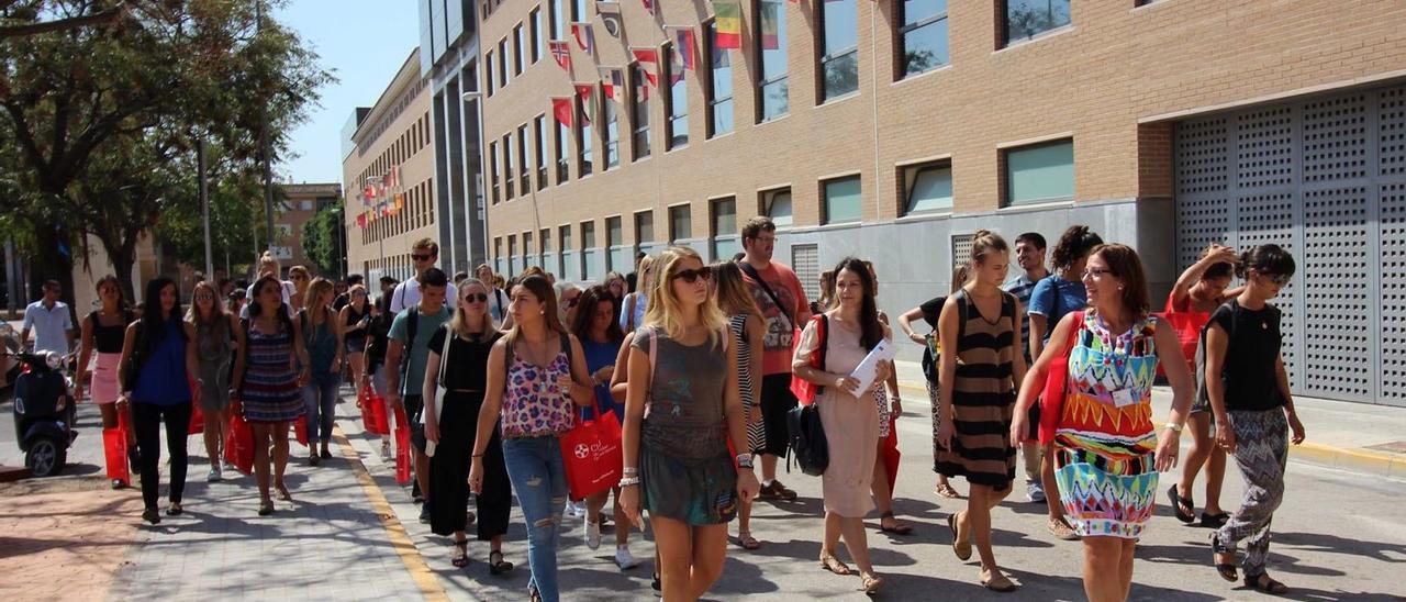 Alumnado internacional del CEU, en una imagen de archivo.