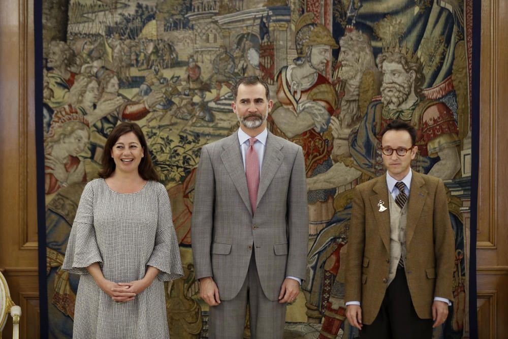 Audiencia de Francina Armengol con el rey Felipe VI