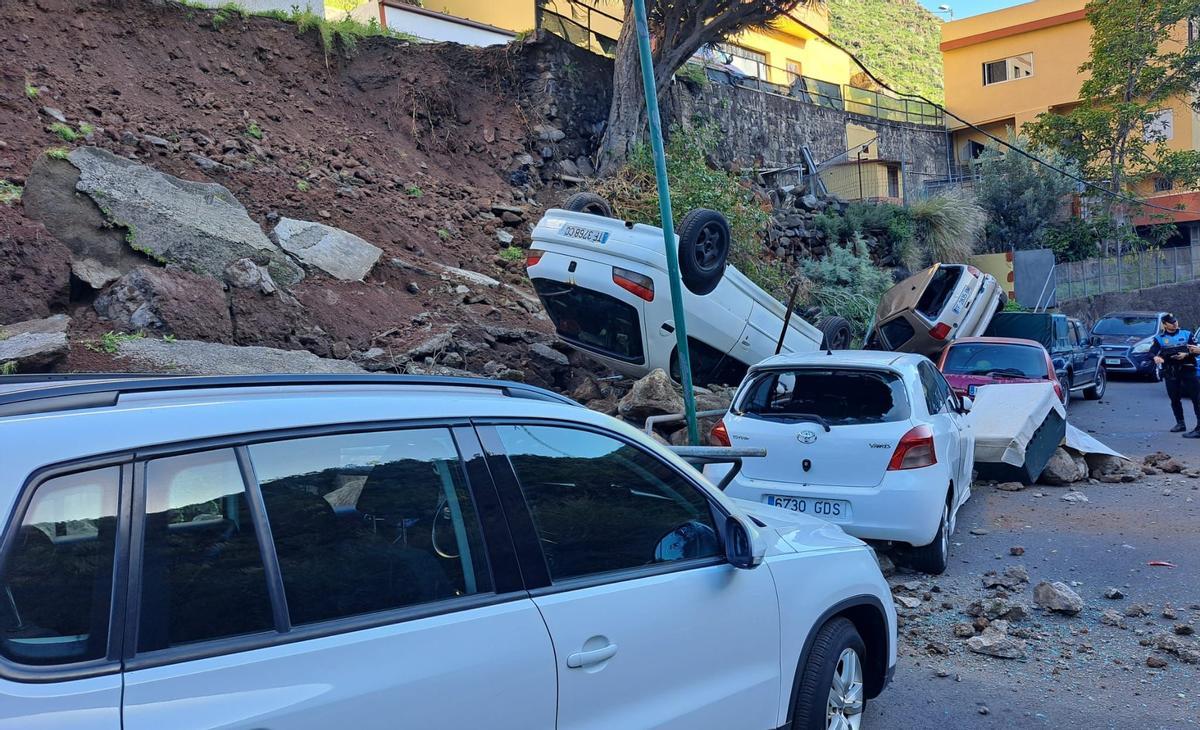 Incidente producido en Valleseco.
