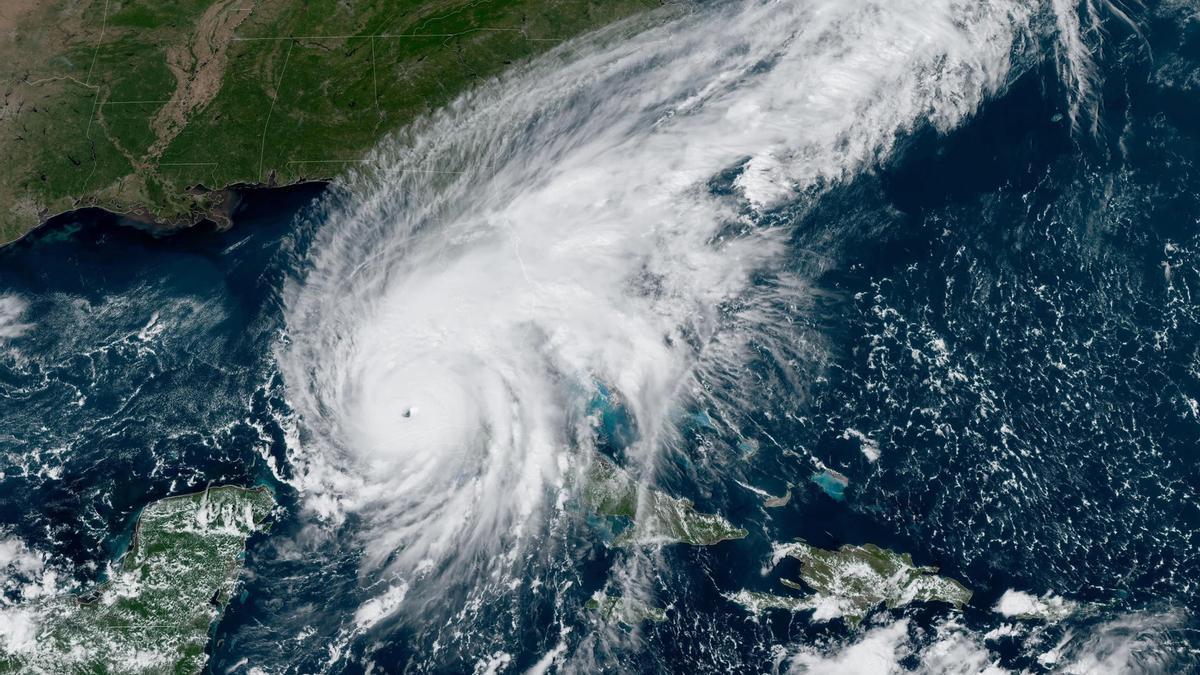 El huracán 'Ian' sobre Cuba y Florida.