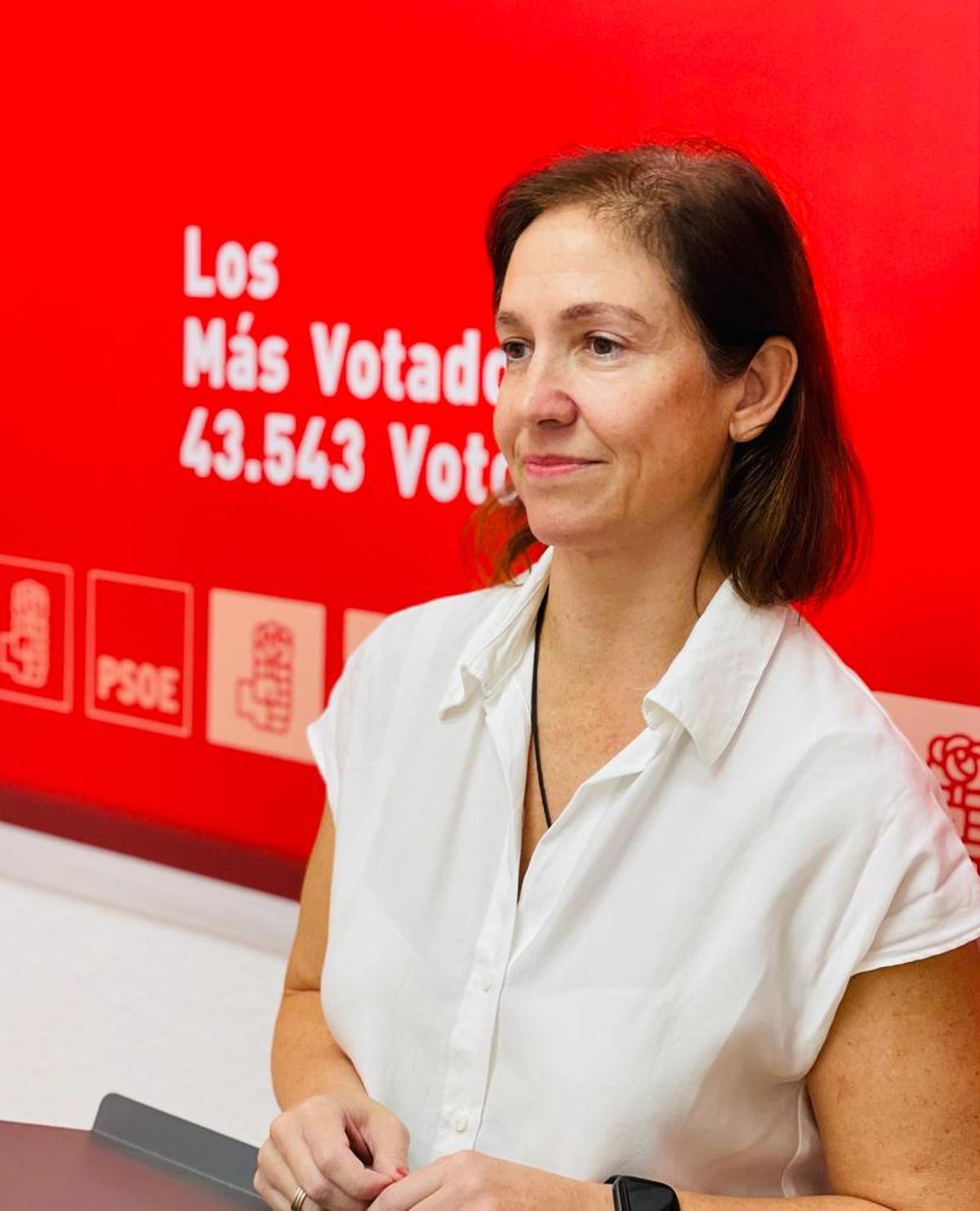La edil del PSOE, Ana Arabid