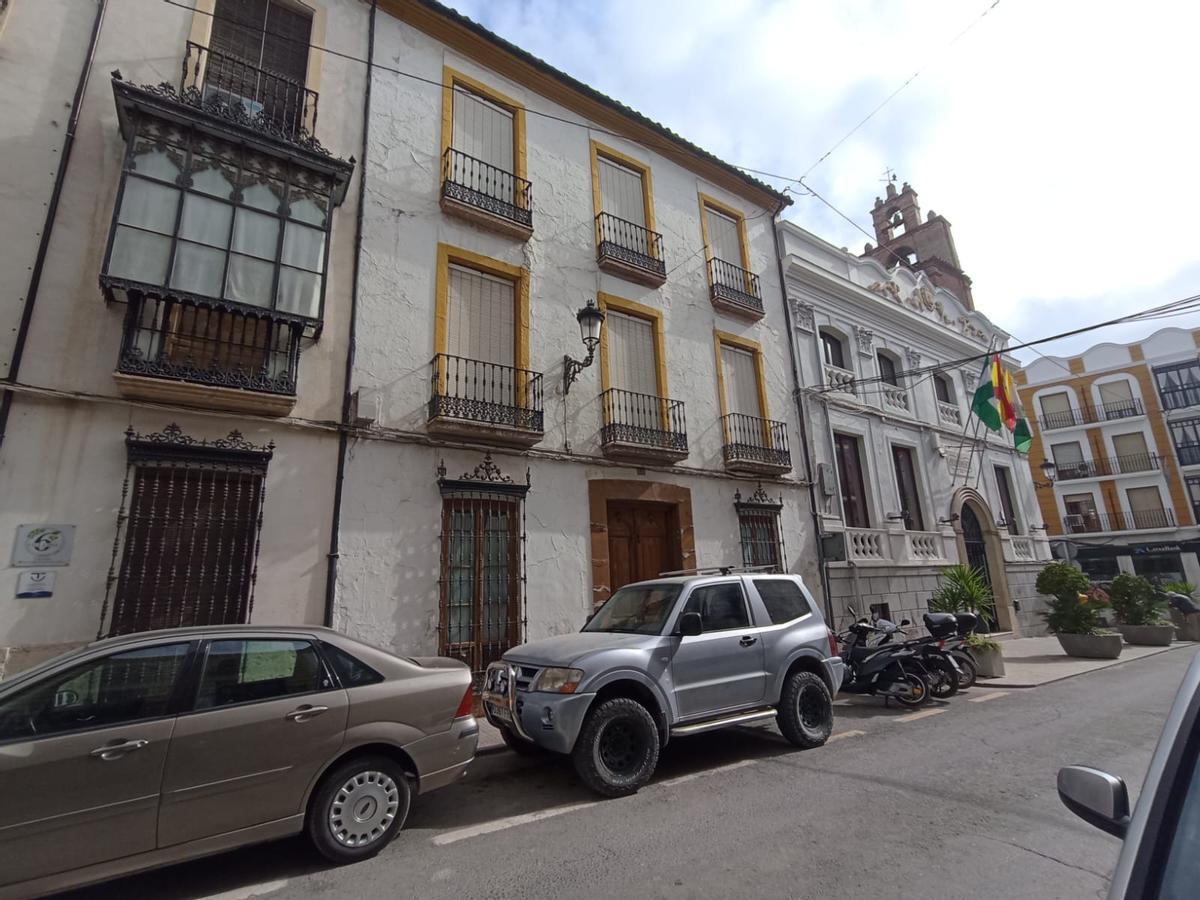 La casa en la que Alberti vivió dos años está justo al lado del Ayuntamiento de Rute.