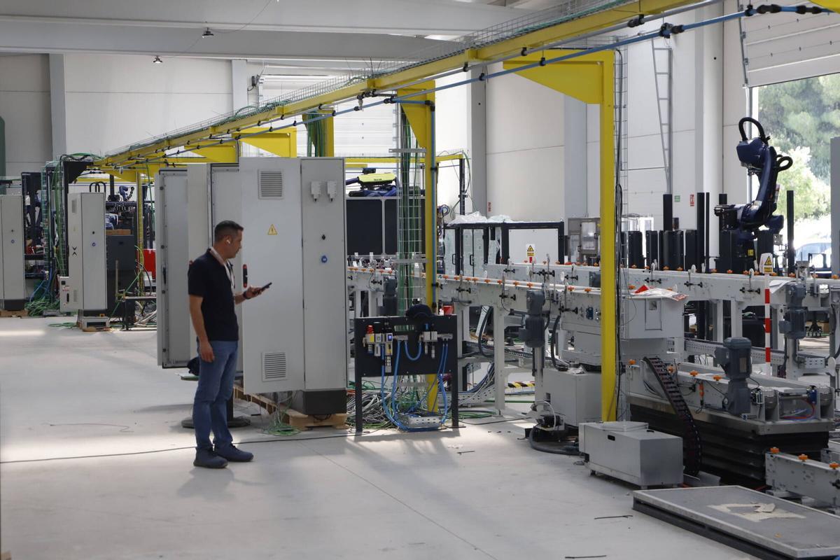 Interior de las instalaciones de Indra en Córdoba.