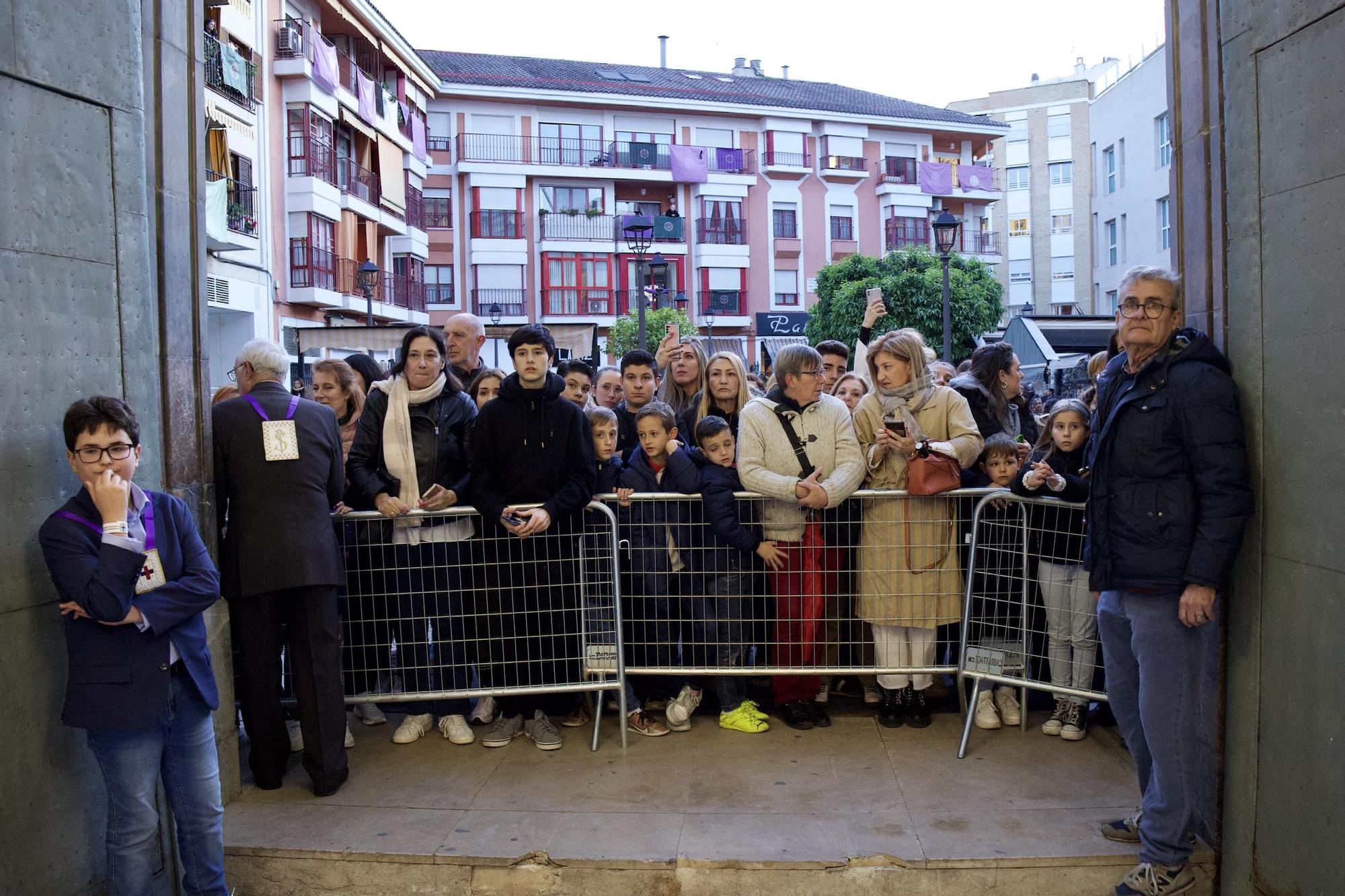 Así 'procesionó' la Hermandad del Rescate dentro de San Juan Evangelista de Murcia