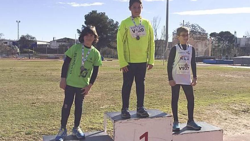 El Garbí suma tres medallas en el provincial alevín