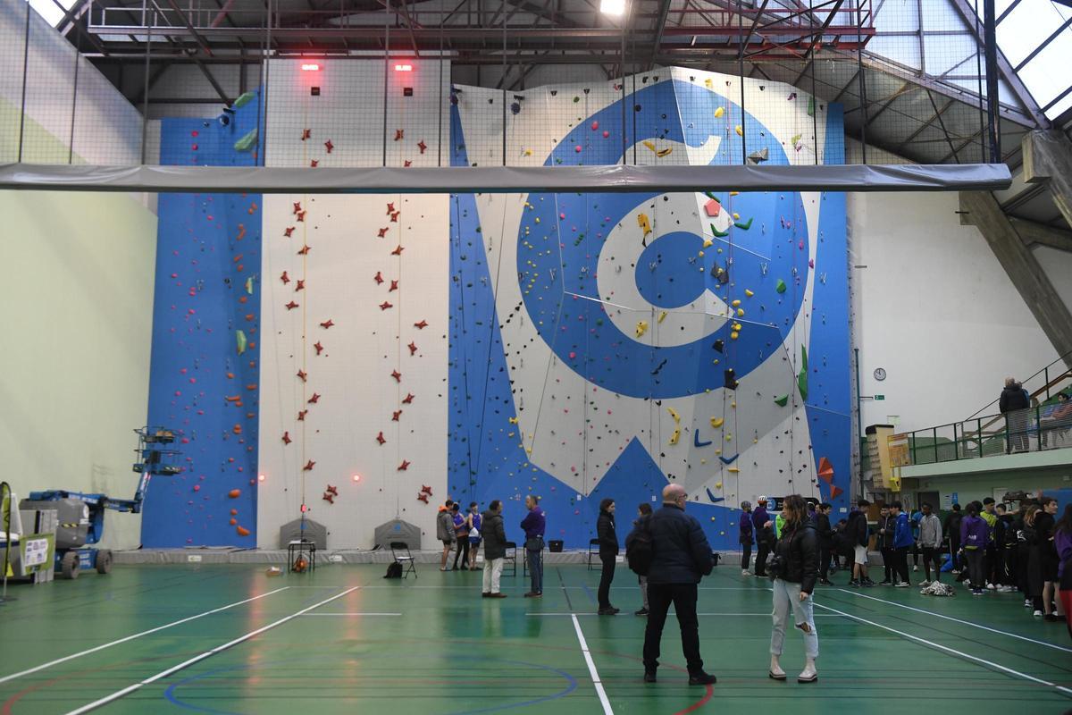 Inauguración del rocódromo de Riazor.