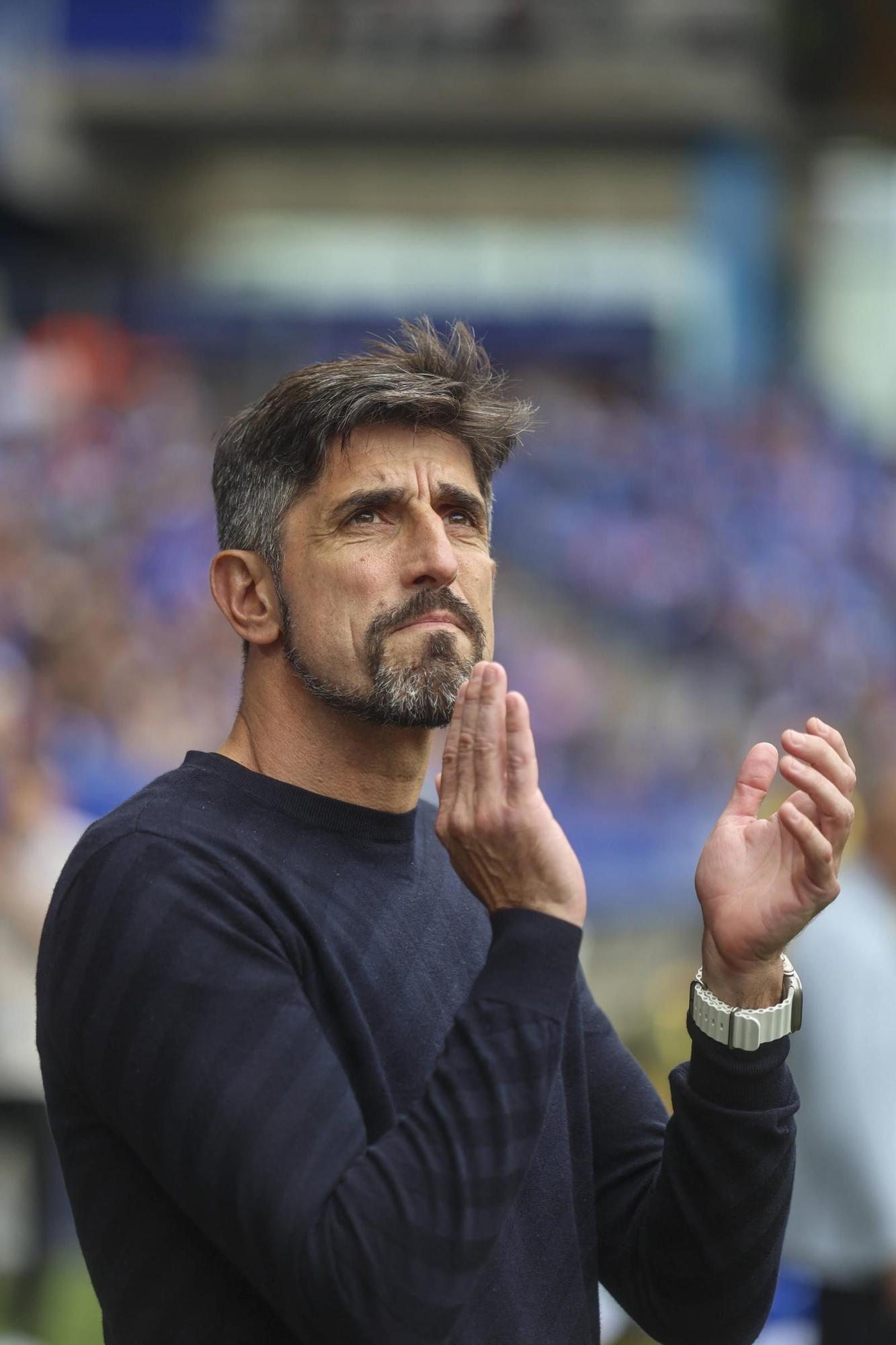 EN IMÁGENES: Ambientazo en la valiosa victoria del Oviedo contra el Zaragoza
