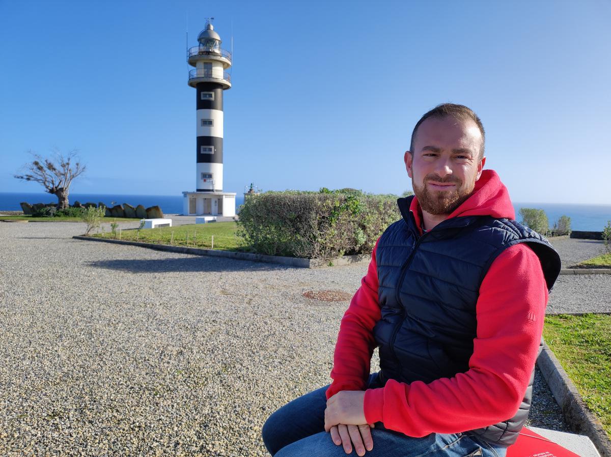 Bruno Pérez en Ortiguera.