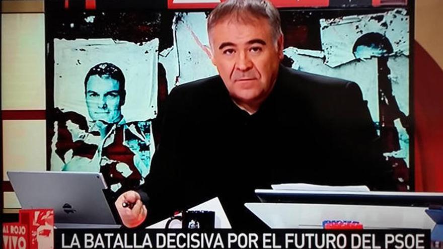 Antonio García Ferreras en la jornada del sábado.