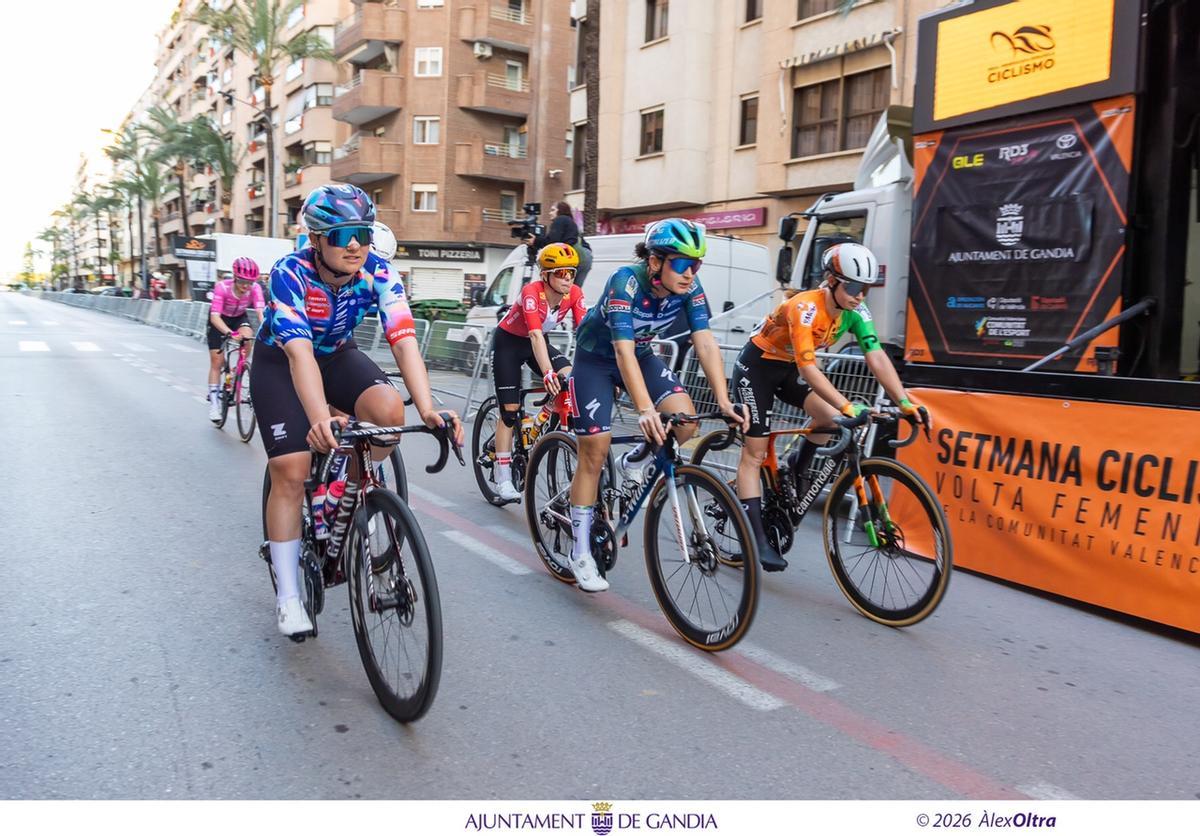 Gandia acoge la primera etapa de la Setmana Ciclista Internacional-Volta Femenina de la Comunitat Valenciana