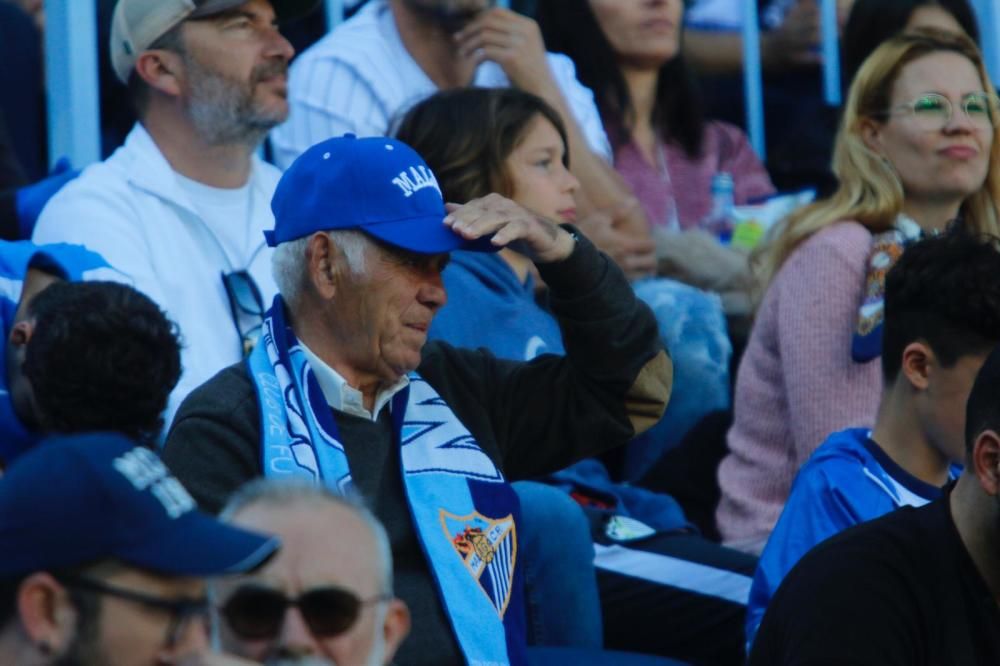 Partido del Málaga CF y el Real Zaragoza en La Rosaleda.