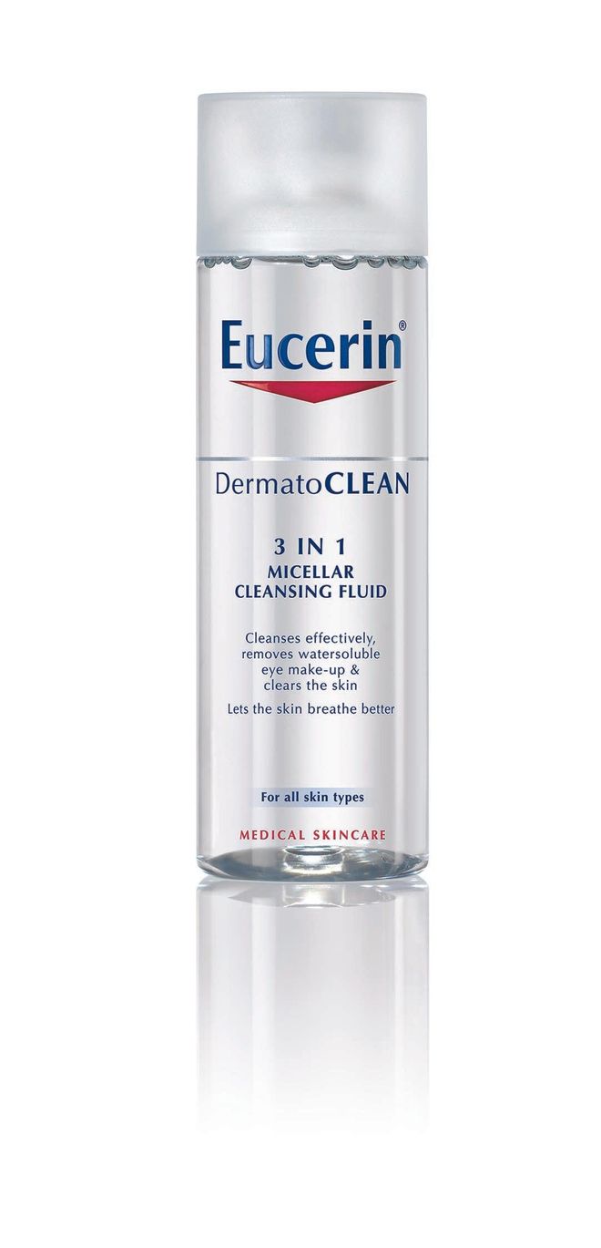 5. Solución micelar limpiadora DermatoClean, de Eucerin