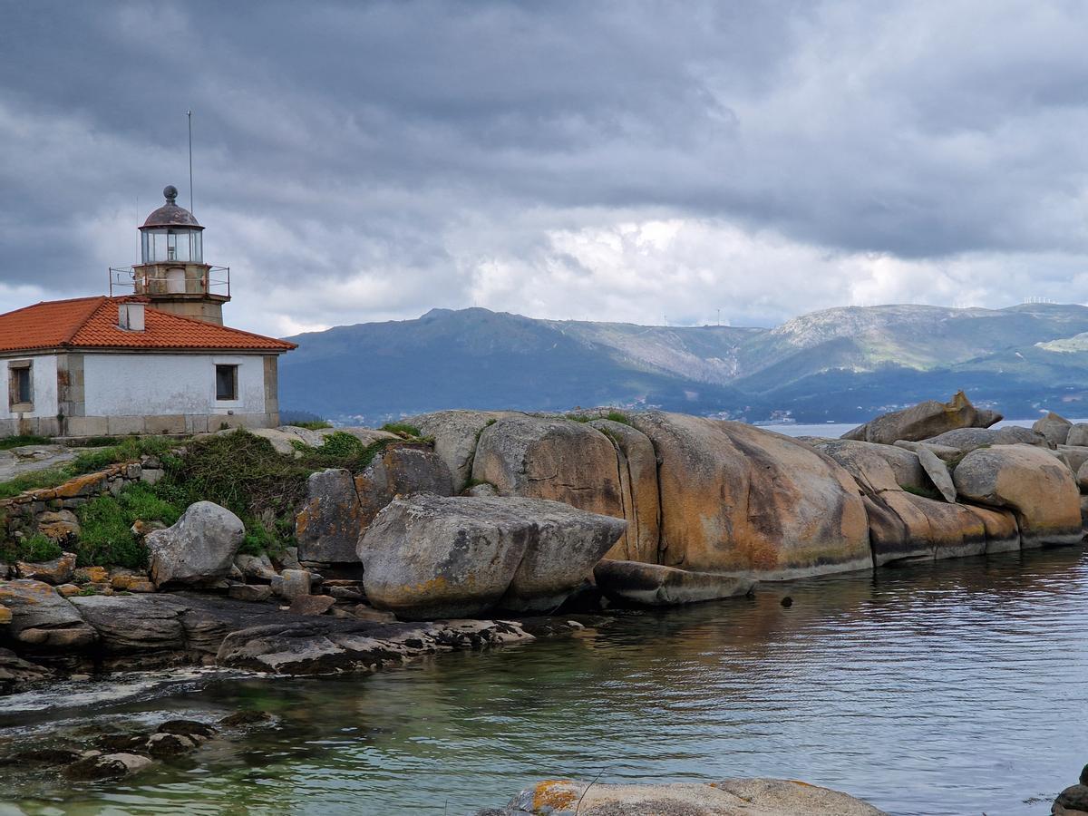 Faro de Illa de Arousa en Pontevedra