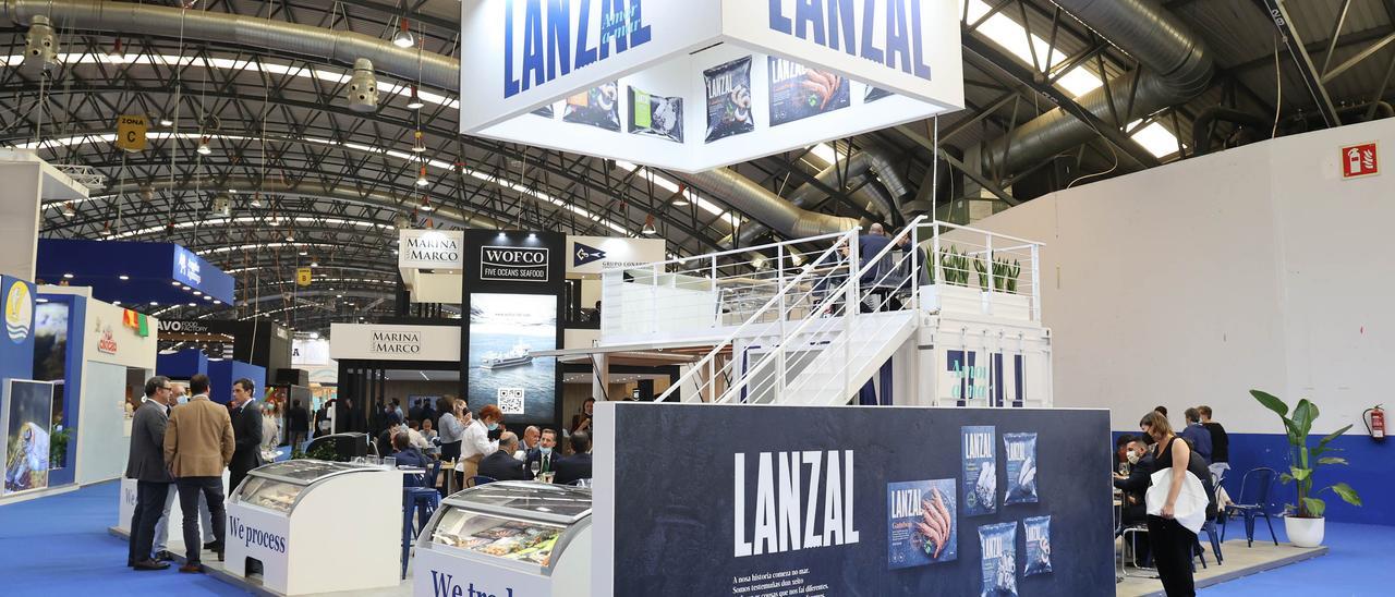 El expositor de Lanzal en Conxemar.