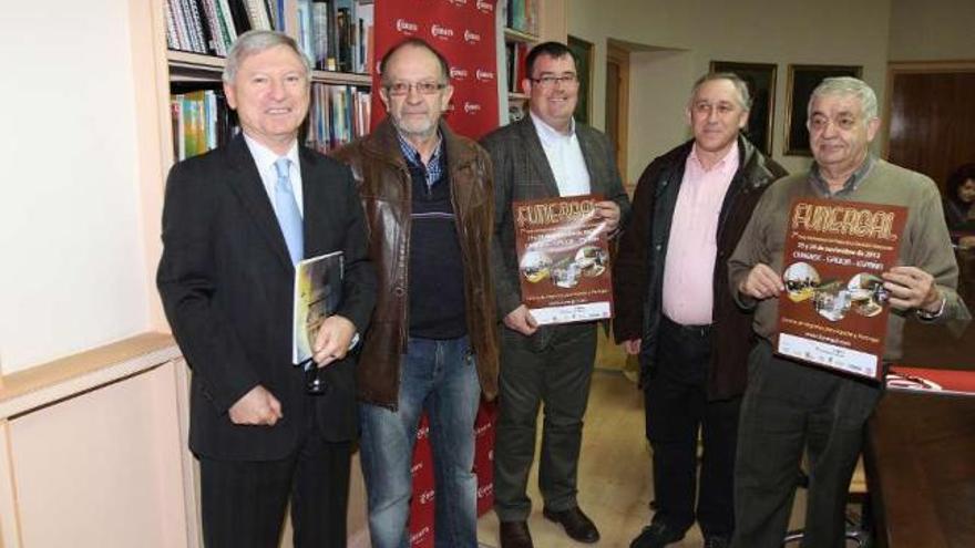 Alejandro Rubín, Antonio García Aliende, Celso Barbosa, José Luis Varela y José Antonio Cid.  // I. Osorio