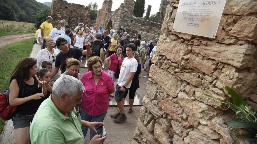 Un dels darrers homenatges a Ramon Vila Capdevila que es fa cada estiu a Castellnou