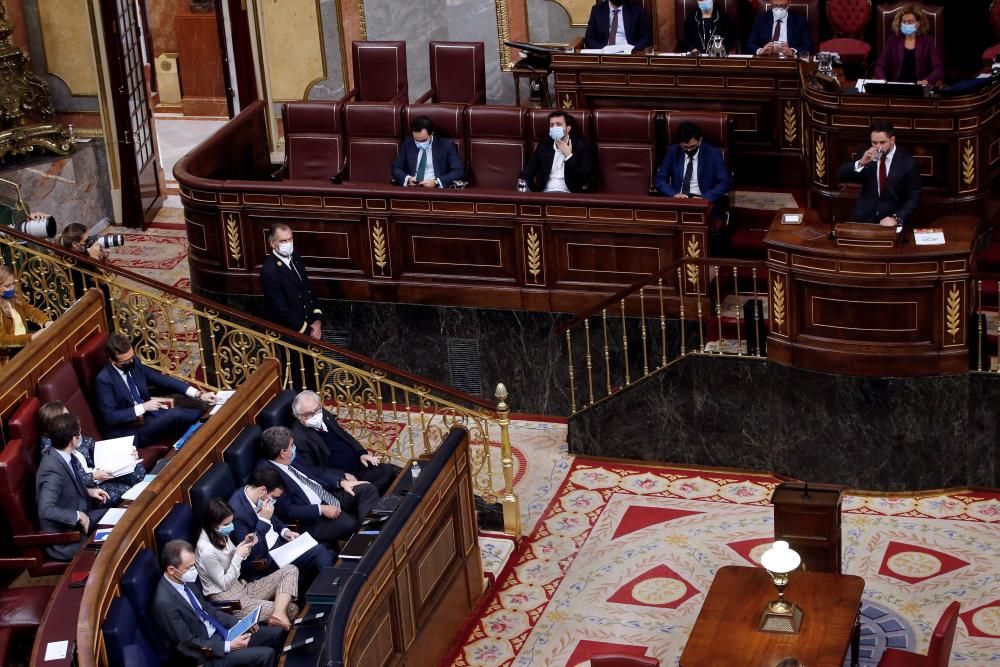 Vox lleva al Congreso su moción sin un solo ...