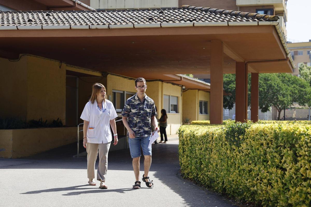 Salt. Hospital Santa Caterina. Presentacio del projecte Facil IAS, un programa pioner a Catalunya en l’accessibilitat de l’atencio sanitaria a les persones amb discapacitat intel·lectual.