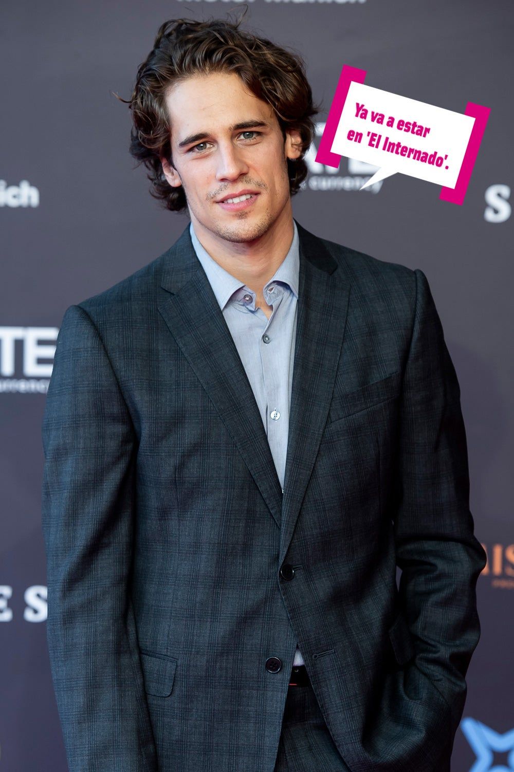 Martiño Rivas en un festival de cine