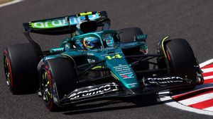 Fernando Alonso en el Gran Premio de Japón