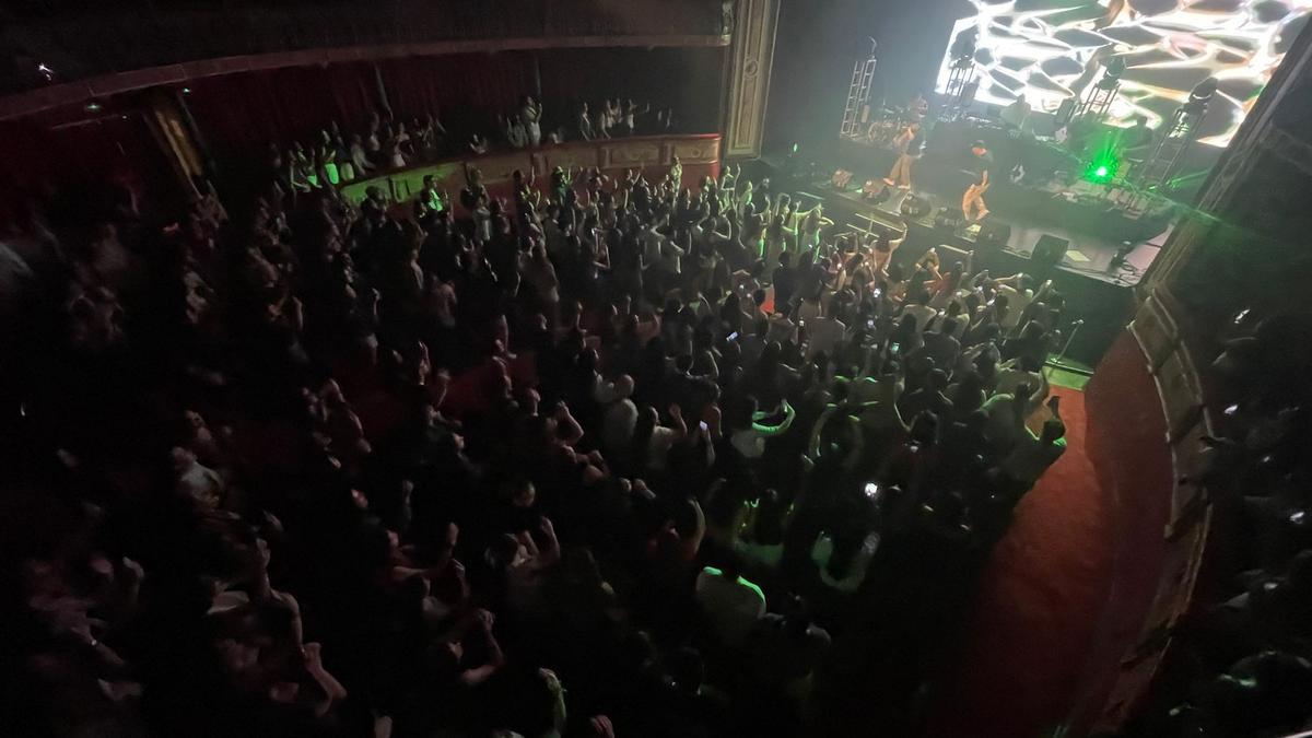 El Gran Teatro de Cáceres, durante el concierto.