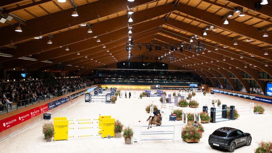 Vista general del recinto de Casas Novas en pasadas ediciones del Concurso de Saltos. | Cedida