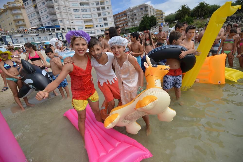 Un año más, y van nueve, se celebra el Campeonato Mundial de Colchonetas de Sanxenxo