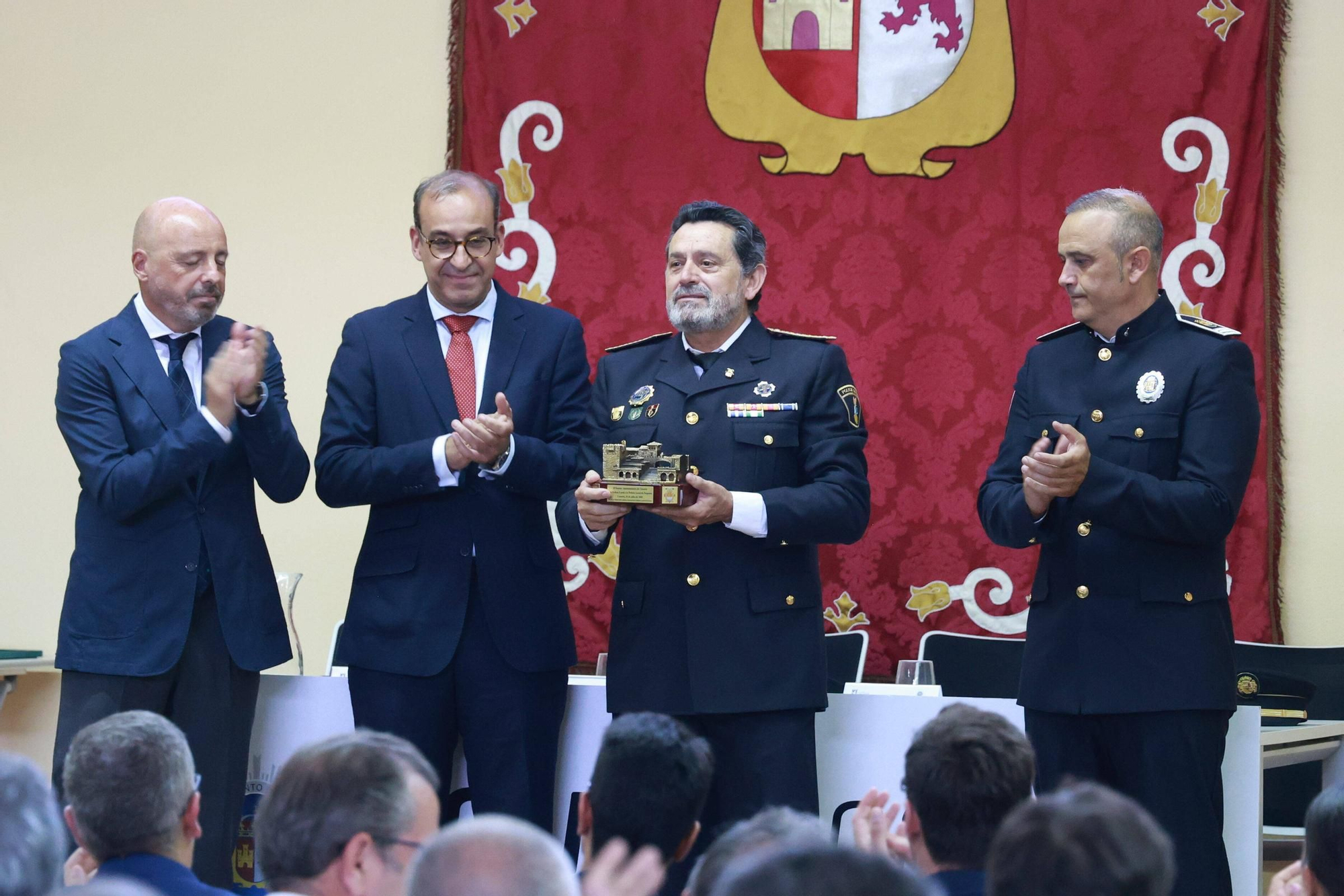Acto institucional de la Policía Local de Cáceres por la festividad de la Virgen del Carmen
