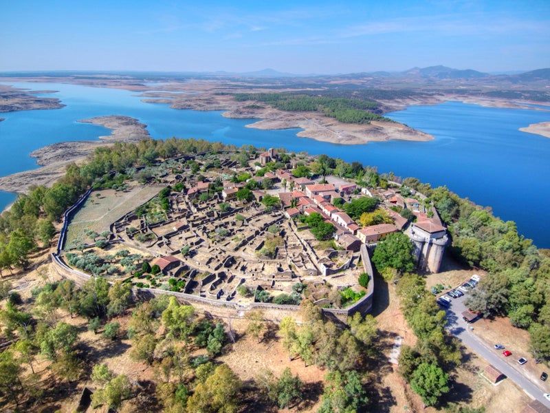Granadilla desde el aire (Caceres, España)