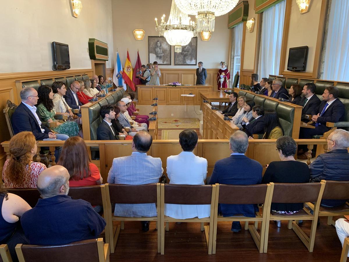 Pleno extraordinario de constitución da nova corporación municipal do Concello de Santiago