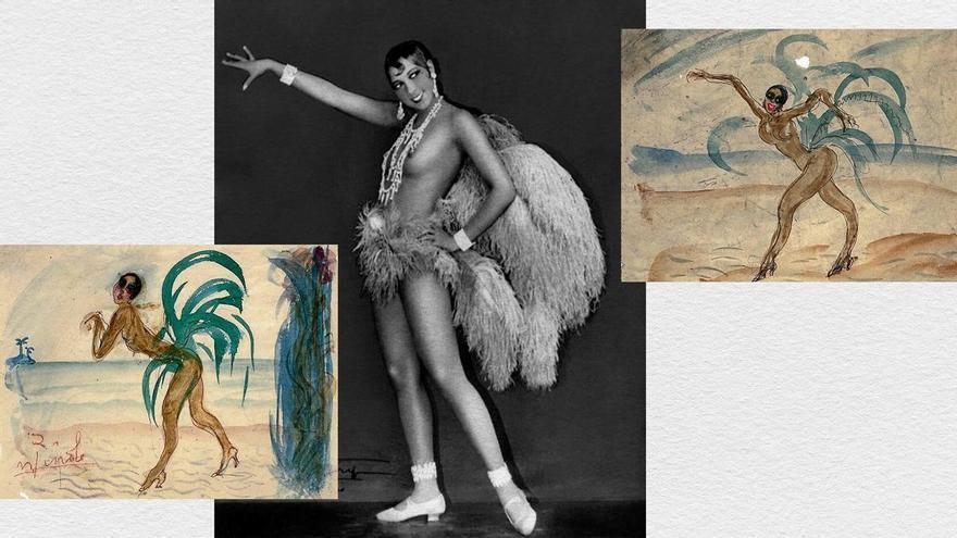 Josephine Baker en Gijón, una celebridad que inspiró a un pintor local