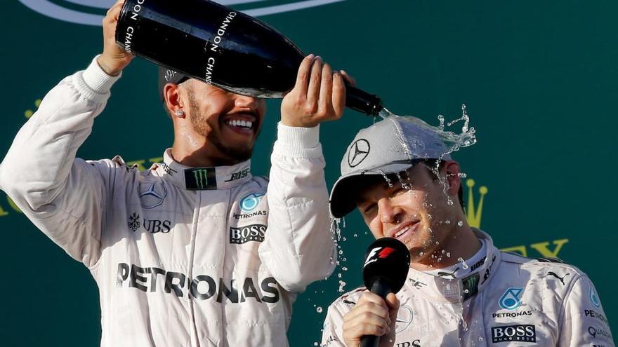 El título de campeón de Nico Rosberg, en imágenes