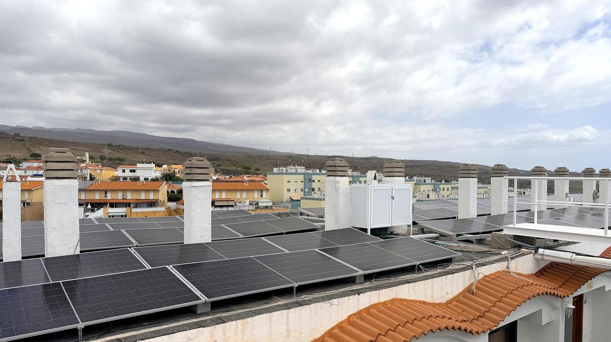 Planta fotovoltaica.