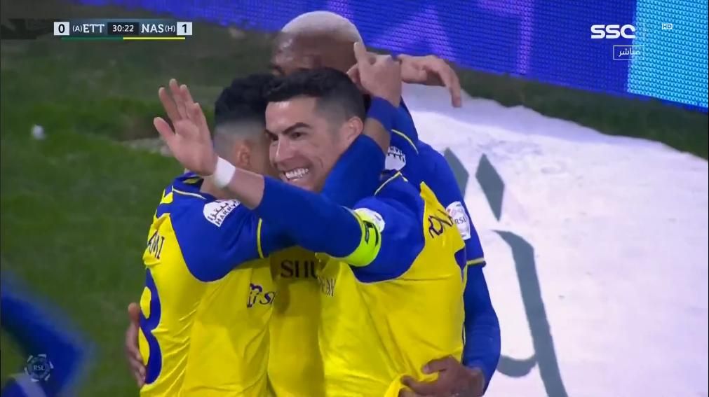 La 'flipada' de Cristiano: celebró un gol en el Al-Nassr como si hubiera sido suyo