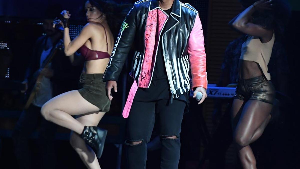 Daddy Yankee, durante un concierto