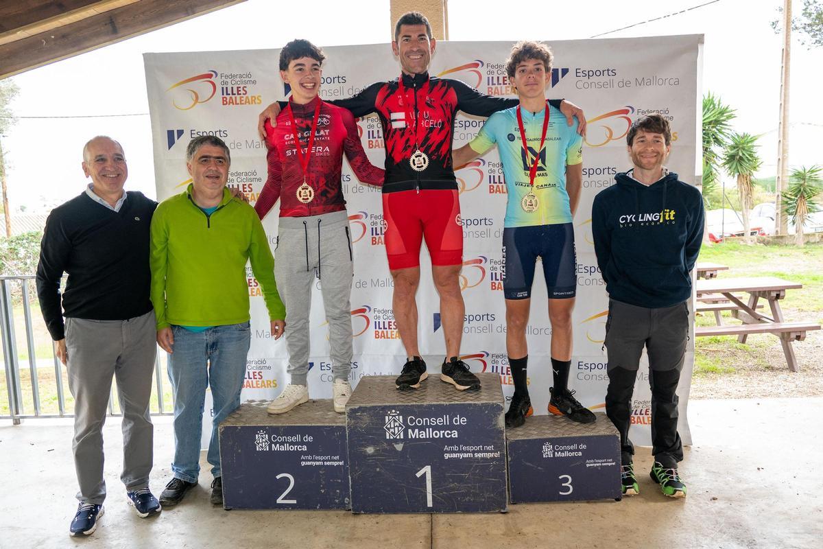 Miquel Joan Adrover superó a los cadetes Jaume Garau y Andreu Martorell en Open B.